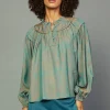 Swirl Motif Blouse
