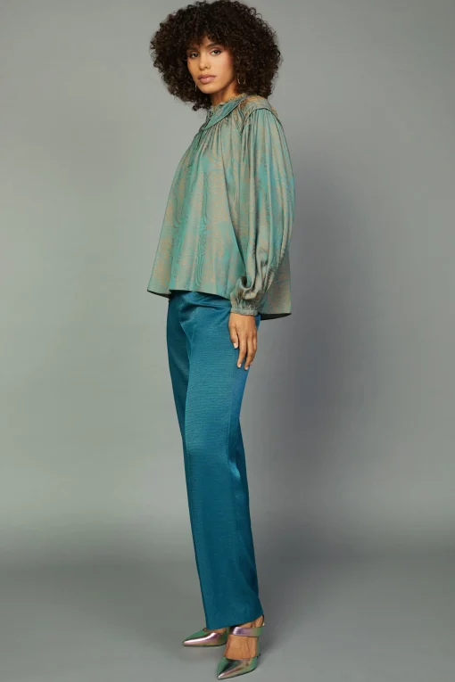 Swirl Motif Blouse