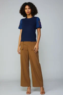 Texture Stitch Sweater Top