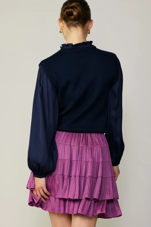 Tiered Mini Skirt