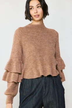 Tiered Sleeve Sweater