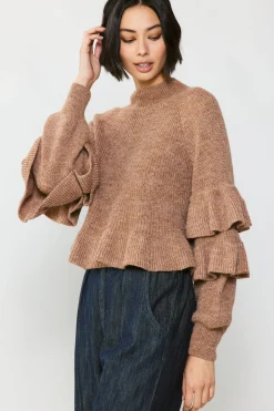 Tiered Sleeve Sweater