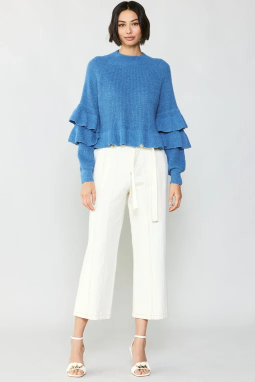 Tiered Sleeve Sweater