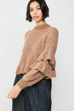 Tiered Sleeve Sweater