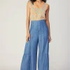 Tiered Wide Leg Pants