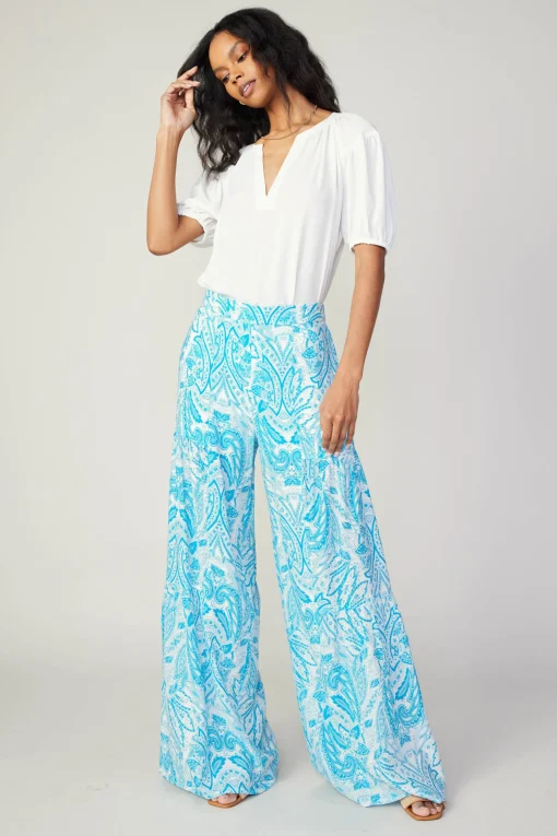 Tiered Wide Leg Pants