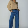 Top Stitch Placket Blouse