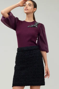 Tweed Mini Skirt