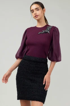 Tweed Mini Skirt