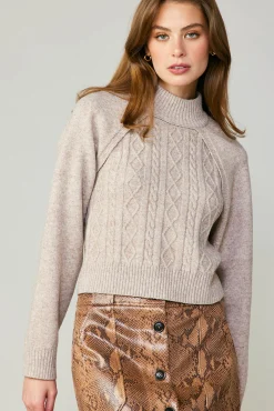 Two Piece Cable Knit Sweater