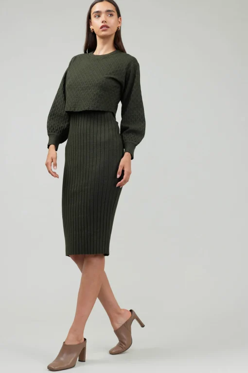 Two Piece Sweater Dress