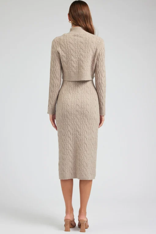 Two-piece Cable Knit Dress