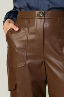 Vegan Leather Trousers