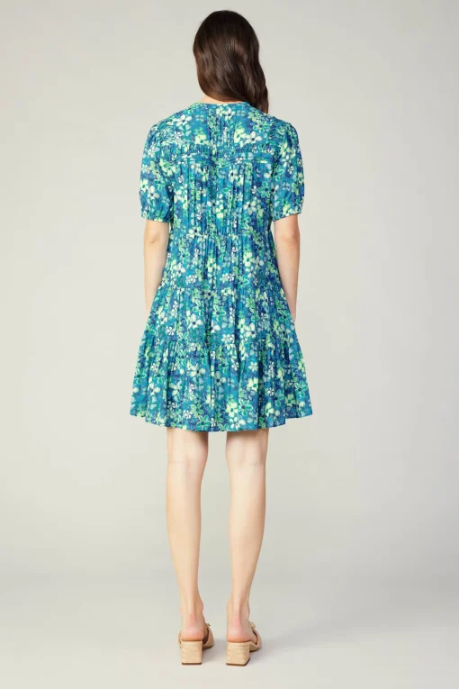 Watercolor Floral Mini Dress