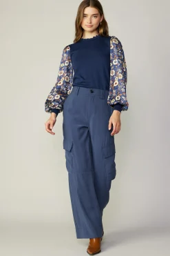 Wide Leg Cargo Pant