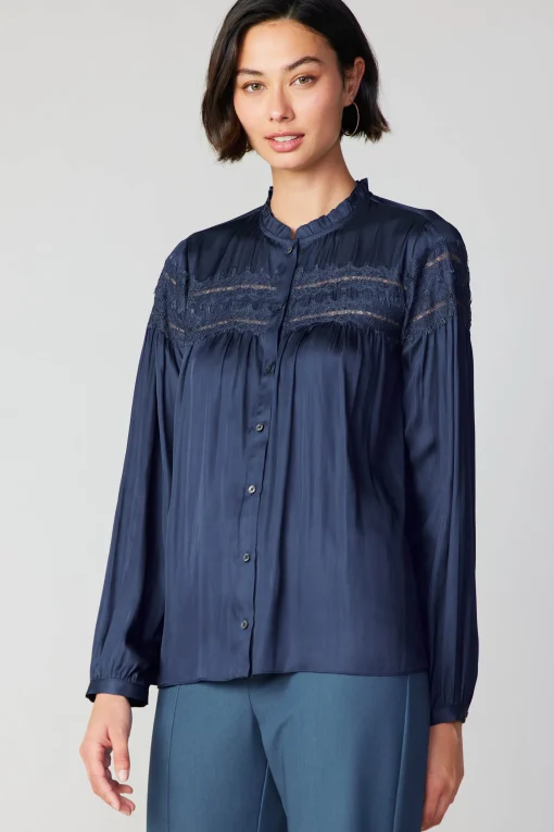 Yoke Lace Blouse