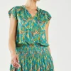 Zoey Pleated Mini Dress